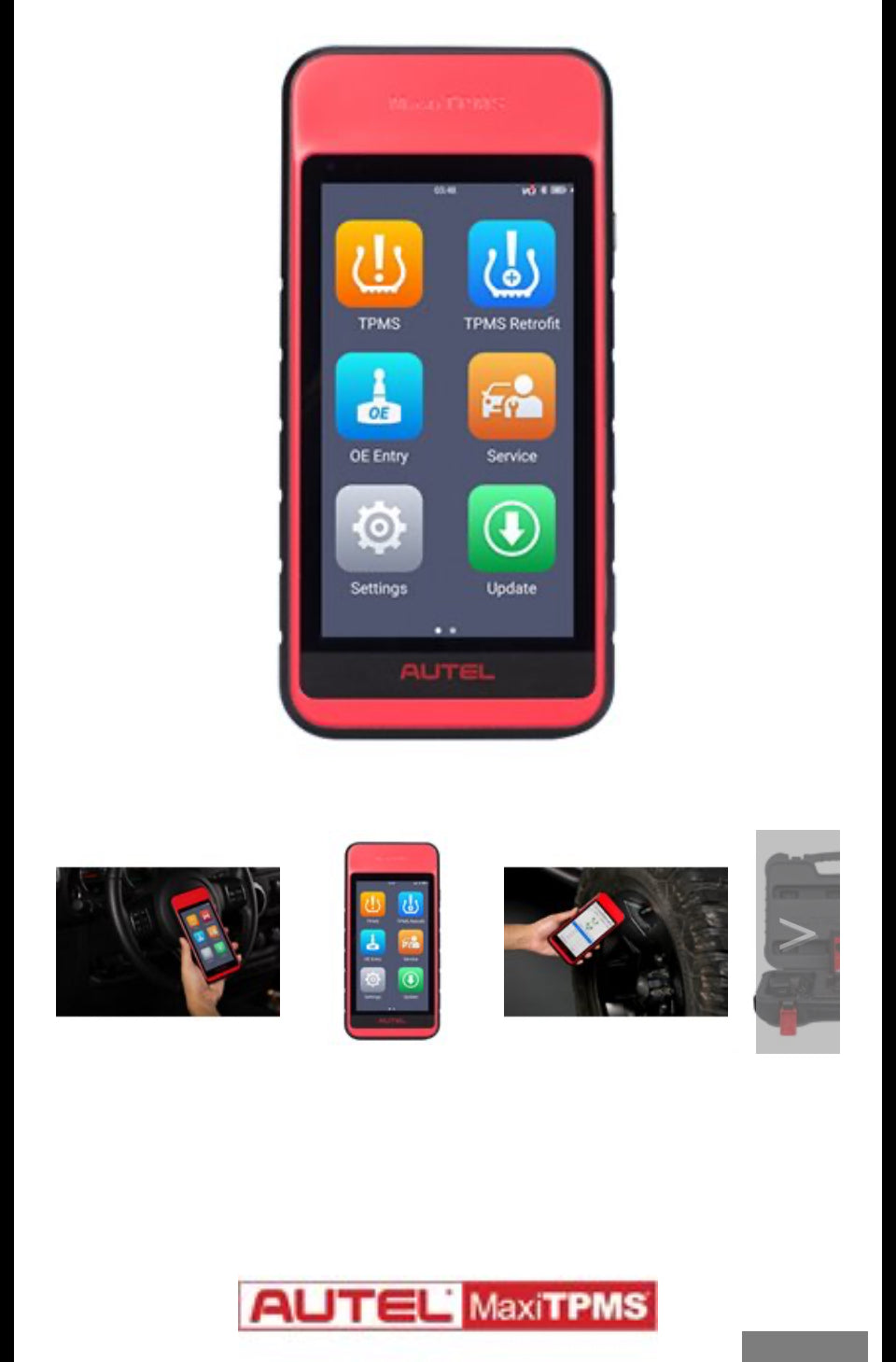 TPMS WIRELESS TOUCHSCREEN TABLET Product Code: AUT-ITS600