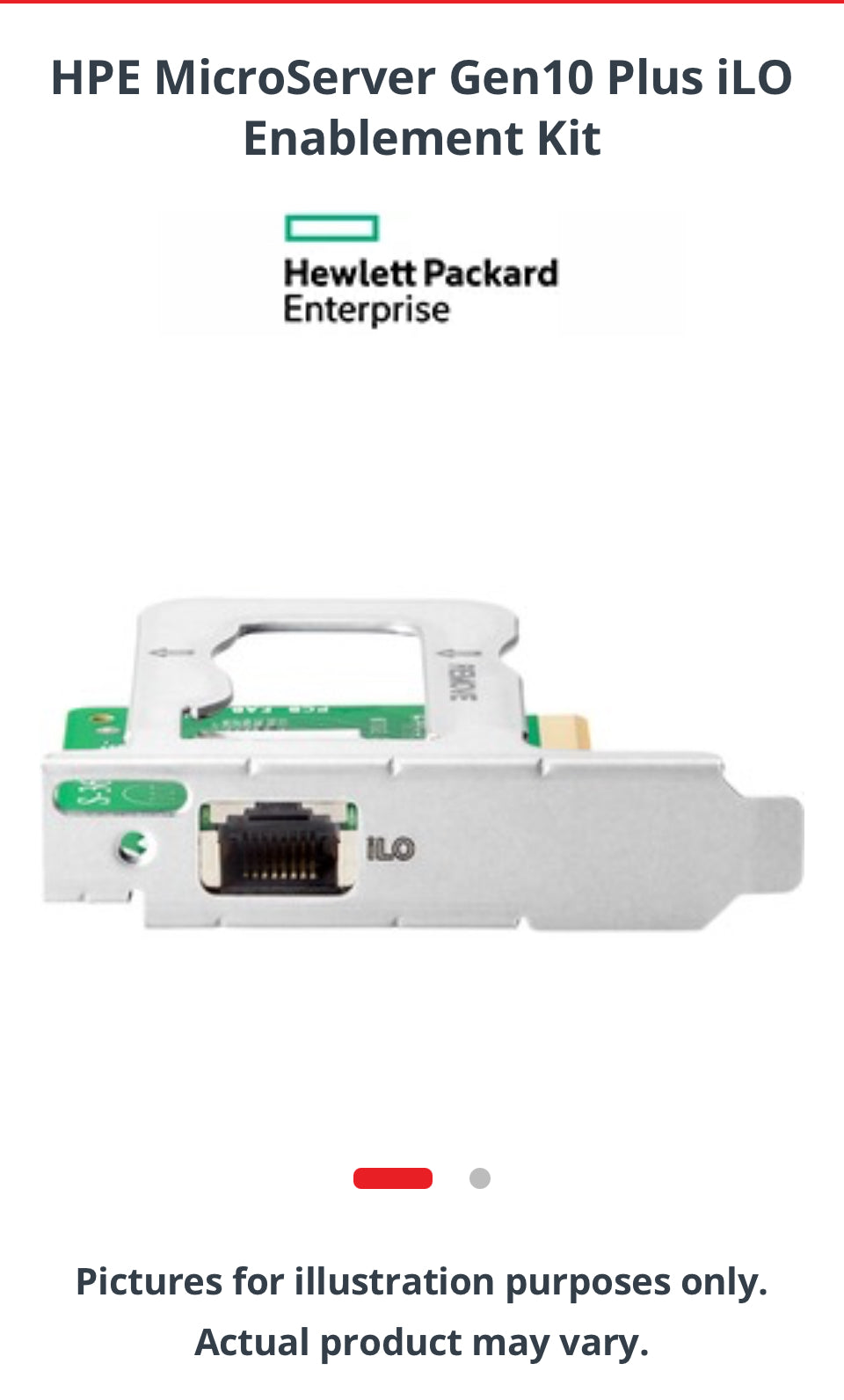 HPE MicroServer Gen10 Plus iLO Enablement Kit