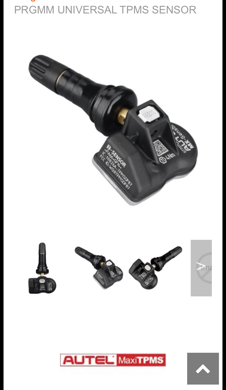 40 Pieces PRGMM UNIVERSAL TPMS SENSOR AUT-1-SENSOR Price Offers Welcome Limited Time Promotion; check for availability
