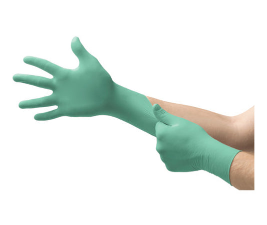 Ansell AFFINITY NEOPRENE EXAM GLOVES NON-STERILE SMALL GREEN BOX/100 EACH FREE SHIPPING