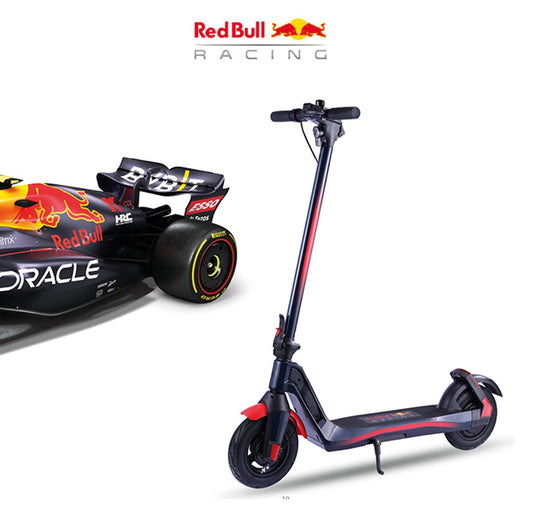 Red Bull 9XL Electric Scooter 350W Motor 43km range 32km/h top speed 10in Tires Turbo IP45
